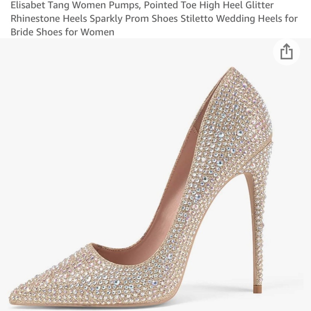 Sparkly stiletto heels